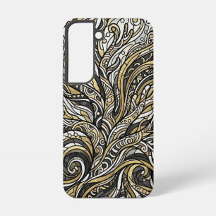 Abstract Coral Reef Gold Samsung Cases