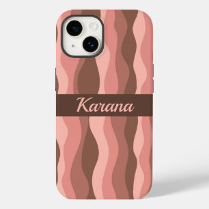 Abstract Coral Waves Case-Mate iPhone 14 Case