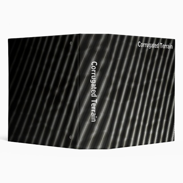 Abstract - Corrugated Terrain (2.0in) Binder (Background)