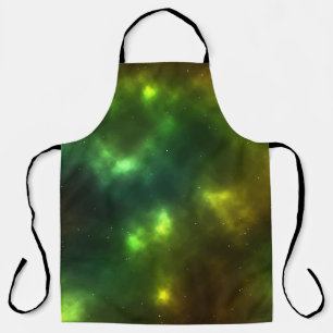 Abstract Cosmic Space Constellations Design Apron