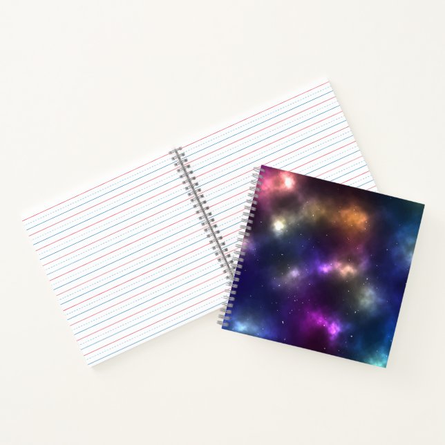 Abstract Cosmic Space Constellations Design Notebook (Inside)