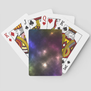 Abstract Cosmic Space Constellations Design Playing Cards