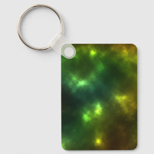 Abstract Cosmic Space Constellations Keychain