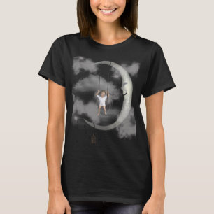 Abstract Cosmic Vortex Women's T-Shirt - Ethereal 