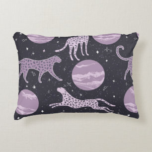 Abstract cosmos seamless pattern,galaxy background accent pillow