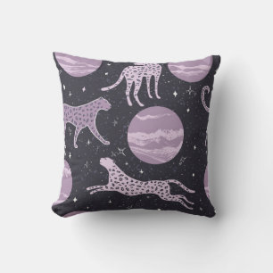 Abstract cosmos seamless pattern,galaxy background throw pillow
