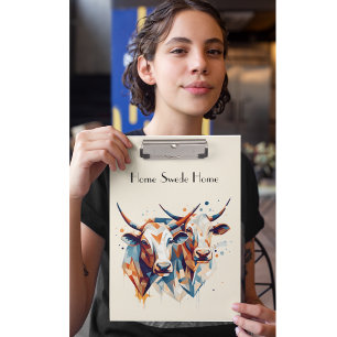 Abstract Cows, customizable Clipboard