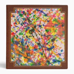 Abstract - Crayon - Mardi Gras Binder