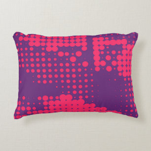 Abstract Creative concept comics pop art style bla Accent Pillow