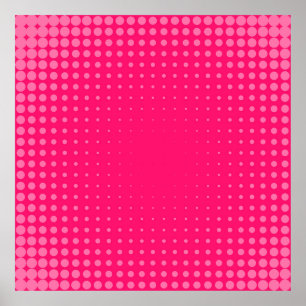 Abstract Creative concept comics pop art style bla Poster