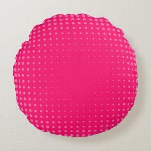 Abstract Creative concept comics pop art style bla Round Pillow