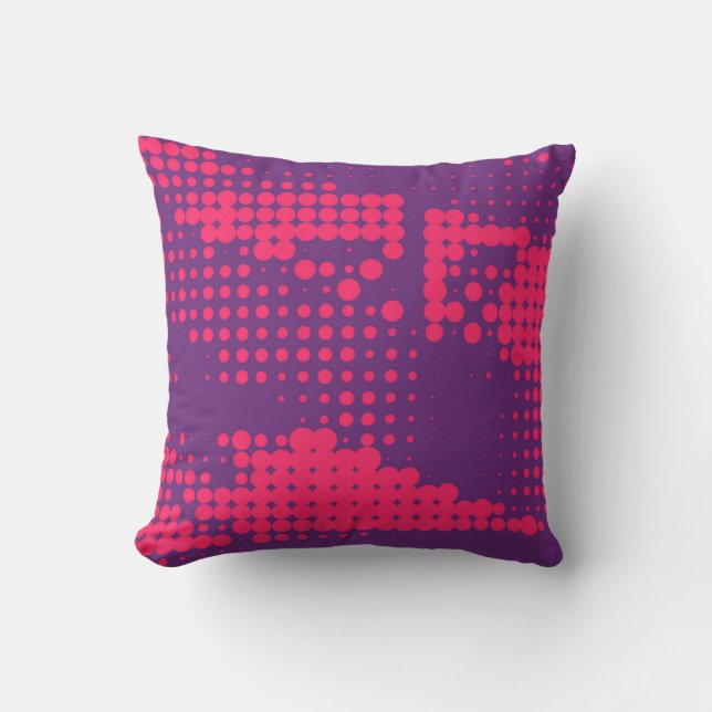 Abstract Creative concept comics pop art style bla Throw Pillow (Front)