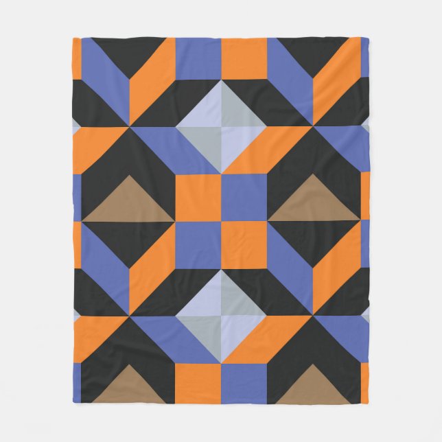 Abstract Creative Design Wallpaper Fleece Blanket (Front)