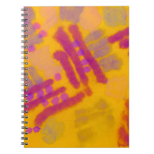 Abstract creative drawing. Autumn Colour backgroun Notebook