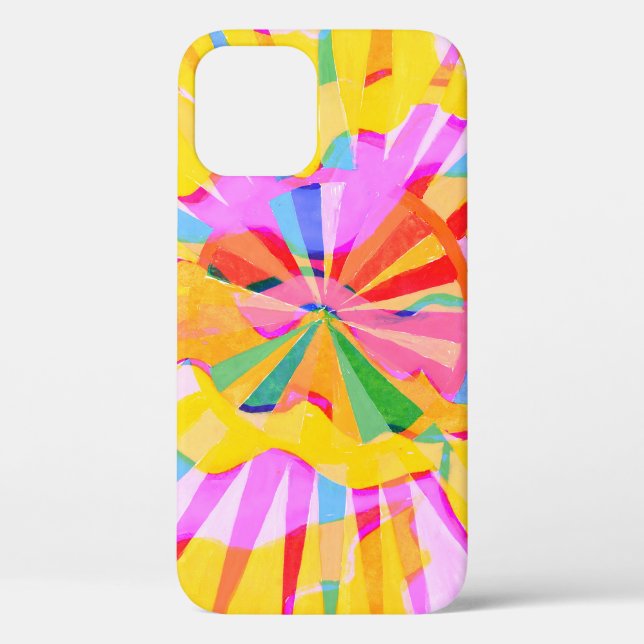 Abstract creative drawing, colourful background. Case-Mate iPhone case (Back)