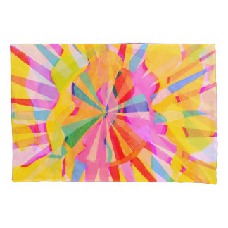 Abstract creative drawing, colourful background. pillowcase