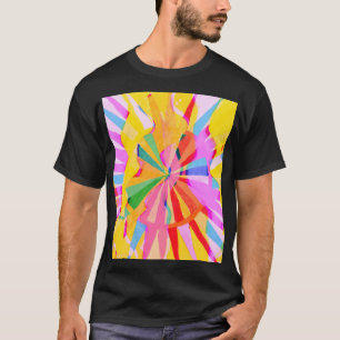 Abstract creative drawing, colourful background. T-Shirt