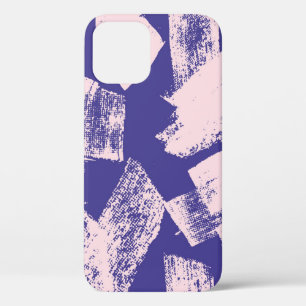 Abstract creative seamless pattern with brush stro iPhone 12 case