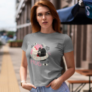 Abstract Creature Motivational Hug T-Shirt