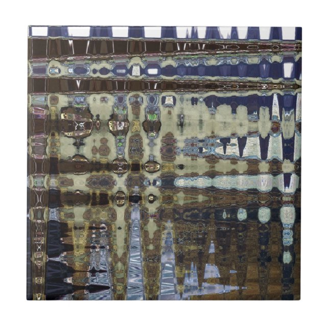 ABSTRACT CROCODILE  SKIN 10 TILE (Front)