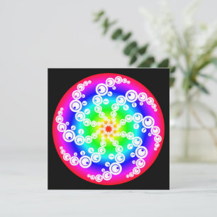 Abstract Crop Circle  Card