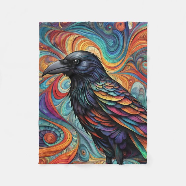 ABSTRACT CROW BLANKET (Front)