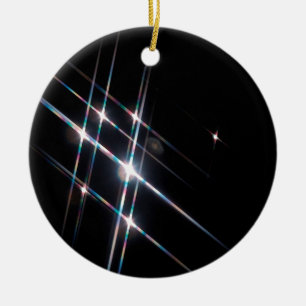 Abstract Crystal Reflect Matrix Ceramic Ornament