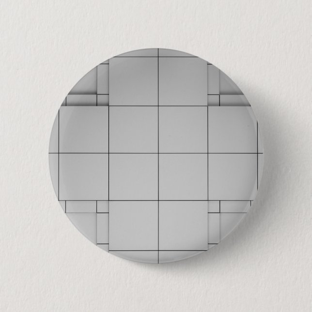 Abstract Cubes 2 Inch Round Button (Front)