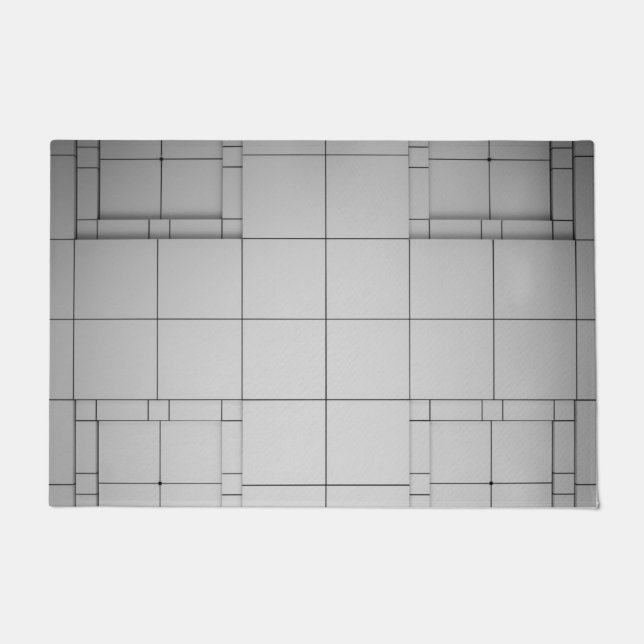 Abstract Cubes Doormat (Front)