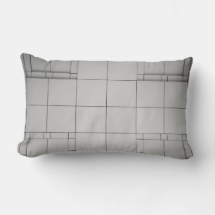 Abstract Cubes Lumbar Pillow