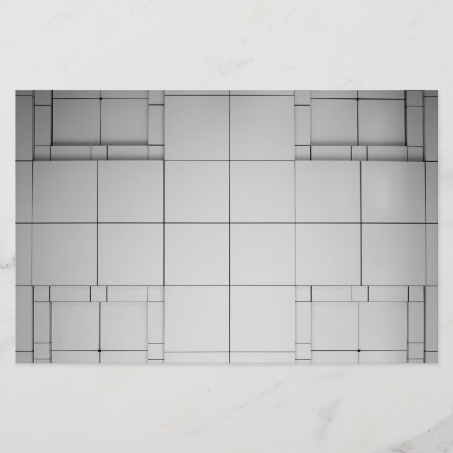 Abstract Cubes Stationery (Front)