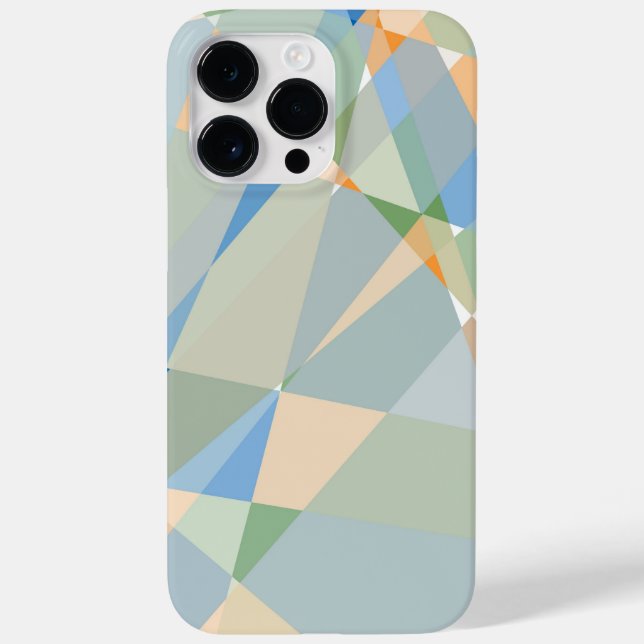 Abstract Cubism Mosaic Pattern Case-Mate iPhone Case (Back)