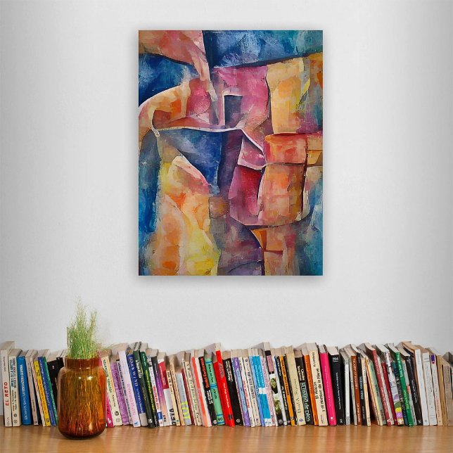 Abstract Cubism Series - One Canvas Print (Creator Uploaded)