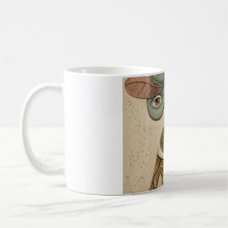 Abstract Cubist Surreal Ceramic coffee Mug