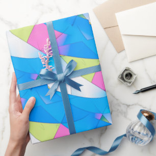 Abstract Curves Minimalist Pattern Wrapping Paper