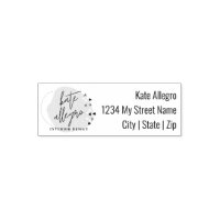 Abstract Custom Made Company Logo Return Address