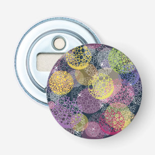 Abstract Cute Polka Dot Circle Bottle Opener