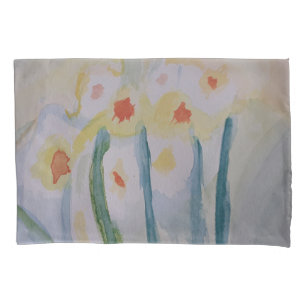 Abstract Daffodils Pillowcase