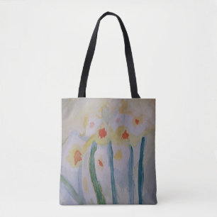 Abstract Daffodils Tote Bag