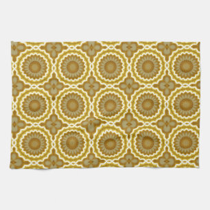 Abstract Daisies Kitchen Towel
