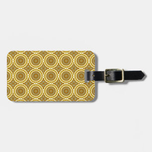 Abstract Daisies Luggage Tag