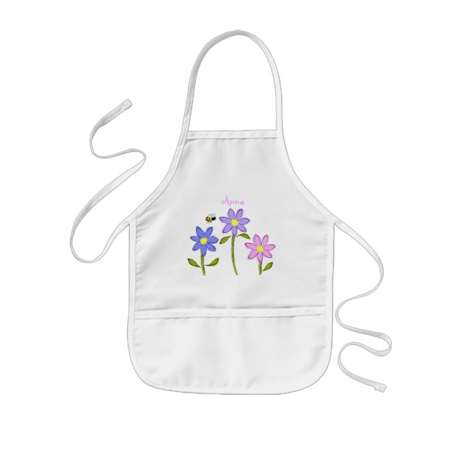 Abstract Daisies on Kid's Apron (Front)