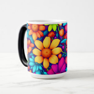 Abstract Daisy Art #3 - Magic Mug