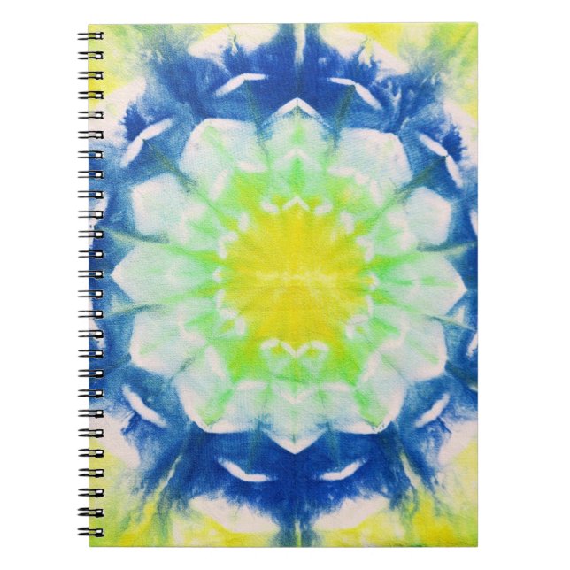 Abstract Daisy Tile Notebook (Front)