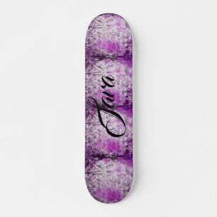 Abstract Damask Pink Print Customize Skateboard