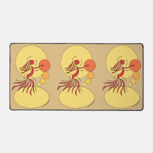 Abstract Dancer Desk Mat