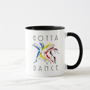 Abstract Dancers Dancing - Dance Lover Artwork Mug