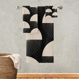 Abstract Dandelion towels Boho Style