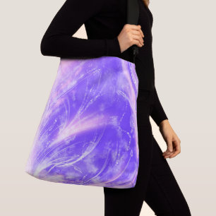 Abstract Dandelions & fireflies Pink purple Crossbody Bag