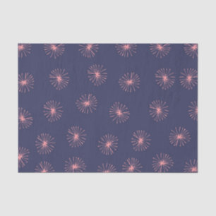 Abstract Dandelions Purple Tissue Paper